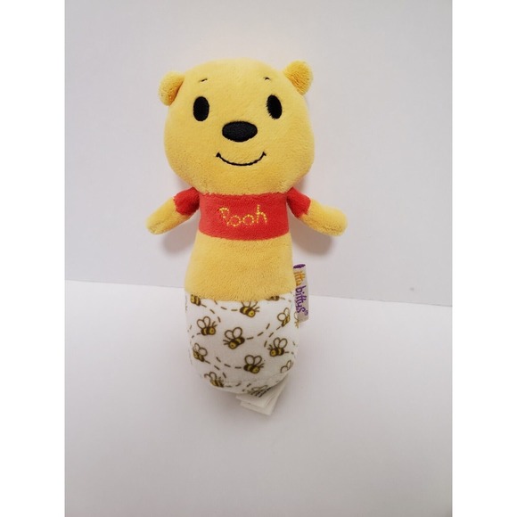 Disney Other - Hallmark Itty Bittys Disney Winnie The Pooh Rattle Plush Stuffed Animal Toy Bee